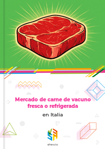 Mercado de carne de vacuno fresca o refrigerada en Italia