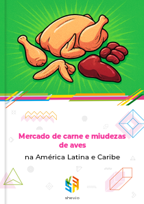 Mercado de carne e miudezas de aves na América Latina e Caribe