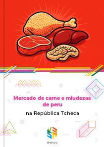 Mercado de carne e miudezas de peru na República Tcheca