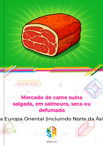 Mercado de carne suína salgada, em salmoura, seca ou defumada na Europa Oriental (incluindo Norte da Ásia)