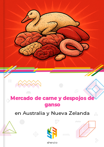 Mercado de carne y despojos de ganso en Australia y Nueva Zelanda