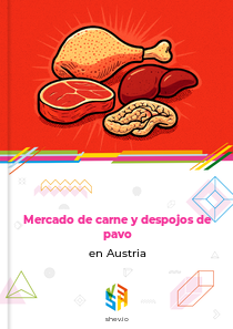 Mercado de carne y despojos de pavo en Austria