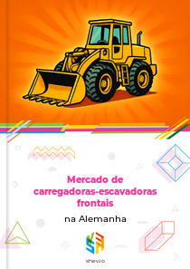 Mercado de carregadoras-escavadoras frontais na Alemanha