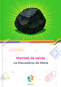 Mercado de carvão na Macedônia do Norte