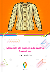 Mercado de casacos de malha femininos na Letônia