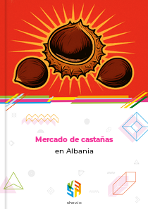 Mercado de castañas en Albania