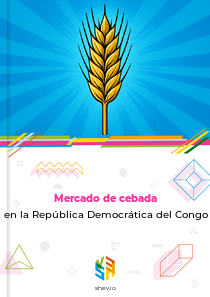 Mercado de cebada en la República Democrática del Congo