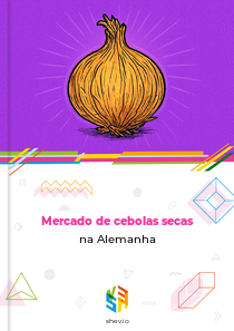 Mercado de cebolas secas na Alemanha