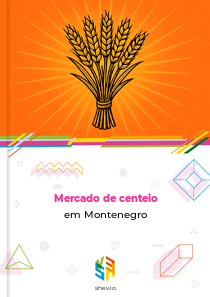 Mercado de centeio em Montenegro