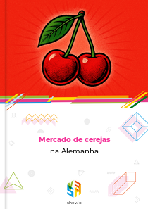 Mercado de cerejas na Alemanha
