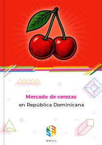 Mercado de cerezas en República Dominicana