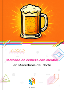 Mercado de cerveza con alcohol en Macedonia del Norte