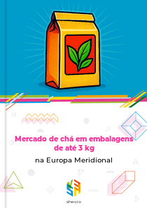 Mercado de chá em embalagens de até 3 kg na Europa Meridional