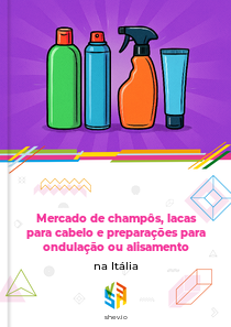 Mercado de champôs, lacas para cabelo e preparações para ondulação ou alisamento na Itália