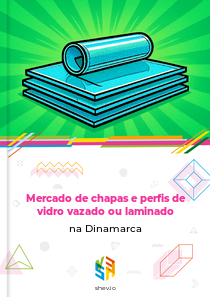 Mercado de chapas e perfis de vidro vazado ou laminado na Dinamarca
