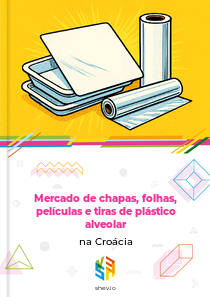 Mercado de chapas, folhas, películas e tiras de plástico alveolar na Croácia