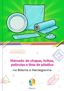 Mercado de chapas, folhas, películas e tiras de plástico na Bósnia e Herzegovina