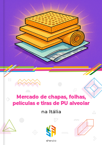Mercado de chapas, folhas, películas e tiras de PU alveolar na Itália