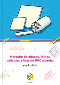 Mercado de chapas, folhas, películas e tiras de PVC alveolar na Suécia
