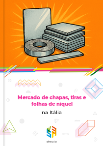 Mercado de chapas, tiras e folhas de níquel na Itália