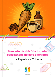 Mercado de chicória torrada, sucedâneos de café e extratos na República Tcheca
