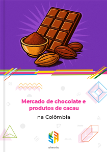 Mercado de chocolate e produtos de cacau na Colômbia