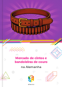 Mercado de cintos e bandoleiras de couro na Alemanha