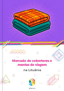 Mercado de cobertores e mantas de viagem na Lituânia