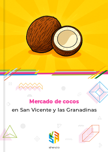 Mercado de cocos en San Vicente y las Granadinas