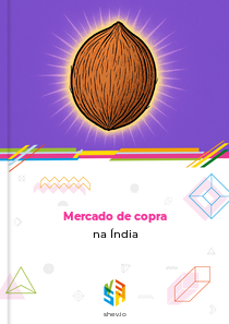 Mercado de copra na Índia