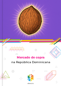 Mercado de copra na República Dominicana