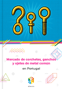 Mercado de corchetes, ganchos y ojetes de metal común en Portugal