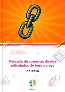 Mercado de correntes de elos articulados de ferro ou aço na Itália