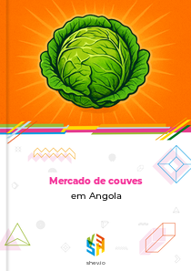 Mercado de couves em Angola