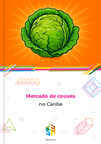 Mercado de couves no Caribe