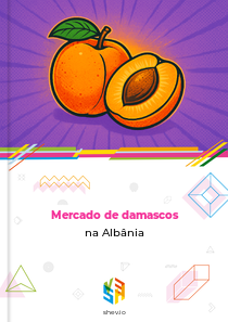 Mercado de damascos na Albânia