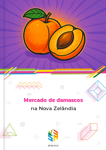 Mercado de damascos na Nova Zelândia