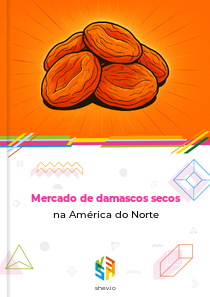 Mercado de damascos secos na América do Norte