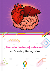 Mercado de despojos de cerdo en Bosnia y Herzegovina