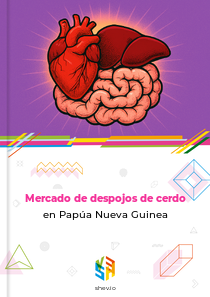 Mercado de despojos de cerdo en Papúa Nueva Guinea