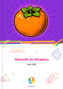 Mercado de dióspiros no Irã