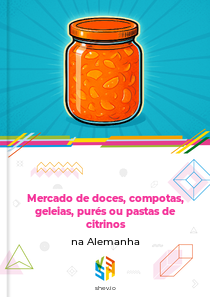 Mercado de doces, compotas, geleias, purés ou pastas de citrinos na Alemanha