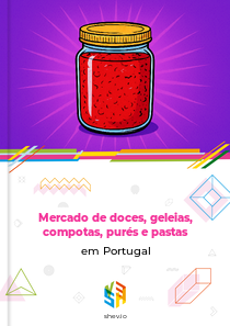 Mercado de doces, geleias, compotas, purés e pastas em Portugal
