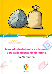 Mercado de dolomita e misturas para apiloamento de dolomita na Alemanha