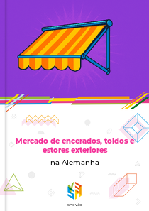 Mercado de encerados, toldos e estores exteriores na Alemanha