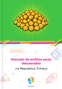 Mercado de ervilhas secas descascadas na República Tcheca