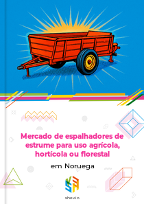 Mercado de espalhadores de estrume para uso agrícola, hortícola ou florestal em Noruega