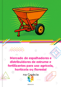 Mercado de espalhadores e distribuidores de estrume e fertilizantes para uso agrícola, hortícola ou florestal na Croácia