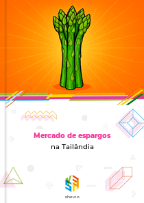 Mercado de espargos na Tailândia