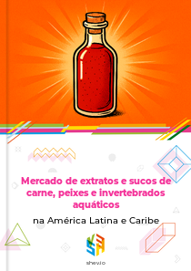 Mercado de extratos e sucos de carne, peixes e invertebrados aquáticos na América Latina e Caribe